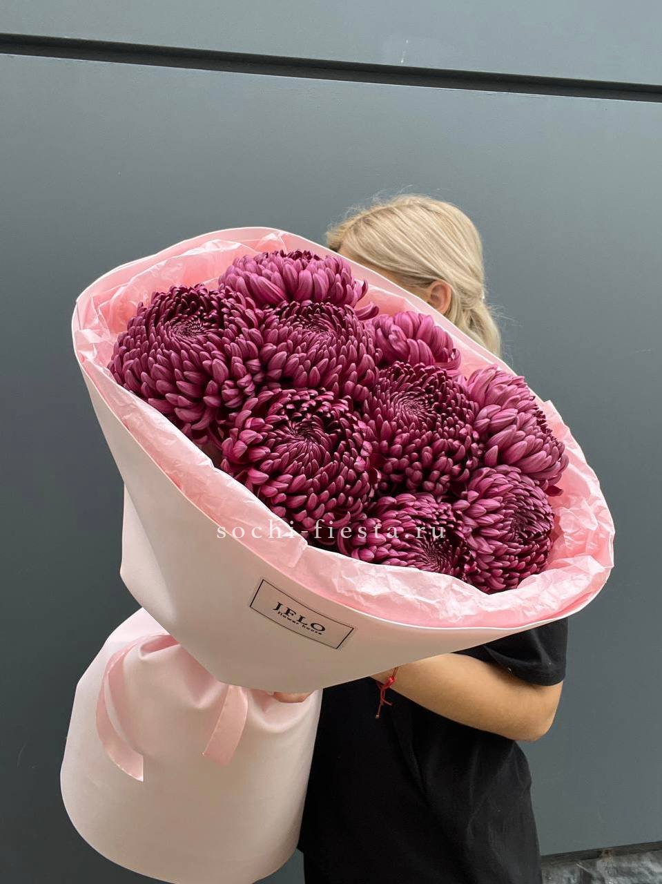 9 хризантем бигуди в Хосте и Кудепсте