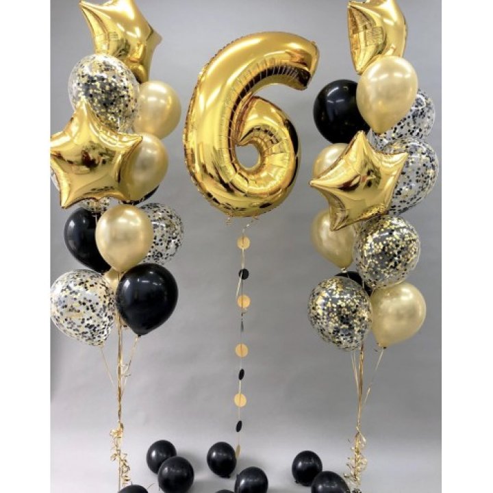 Цифра с фонтанами шаров M в Хосте и Кудепсте