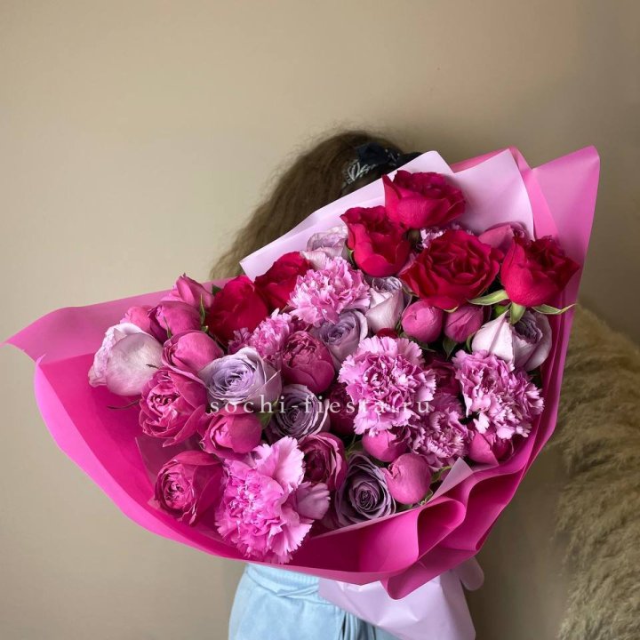  Букет "Фламенко" в Хосте и Кудепсте