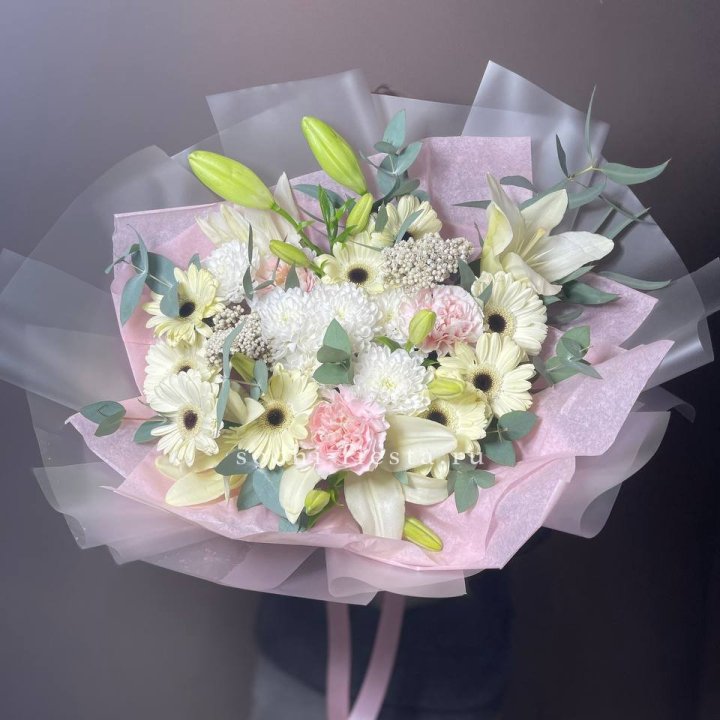 Букет "Нежная савана" в Хосте и Кудепсте