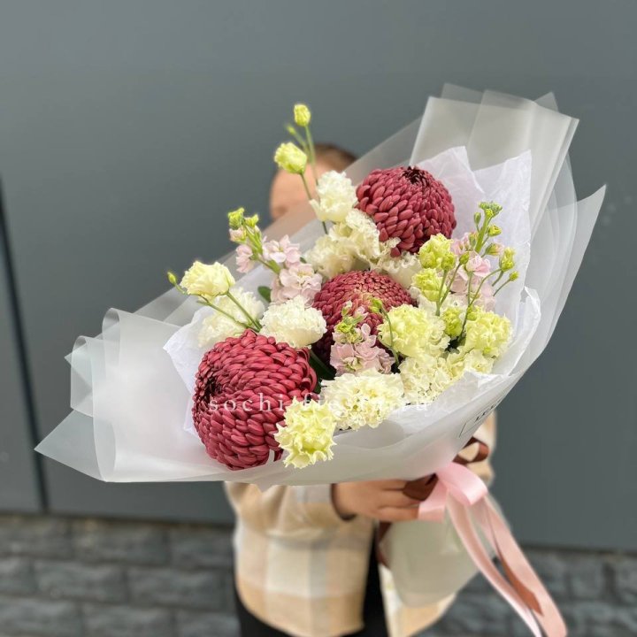 Букет "Дыхание весны" в Хосте и Кудепсте