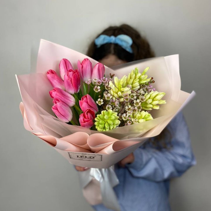  Дуо тюльпаны и гиацинты в Хосте и Кудепсте