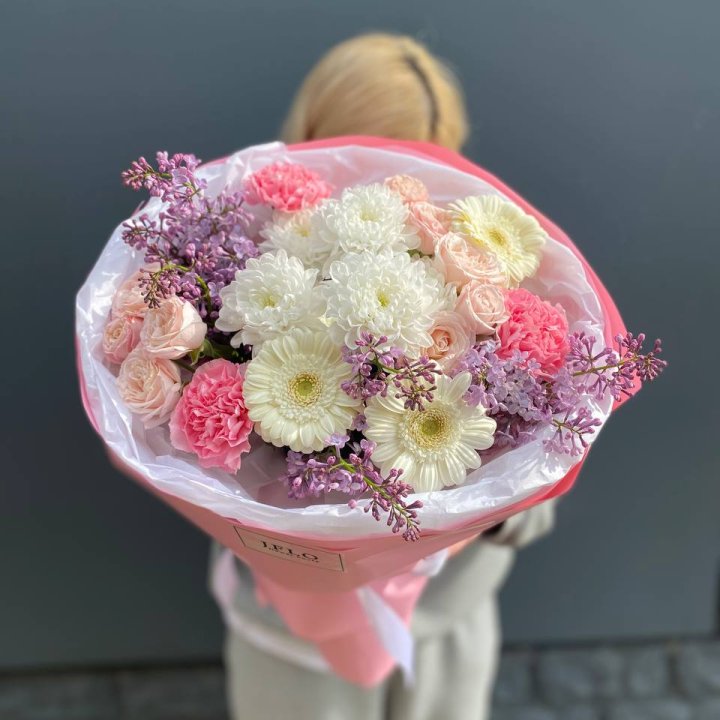  Нежный букет с сиренью в Хосте и Кудепсте