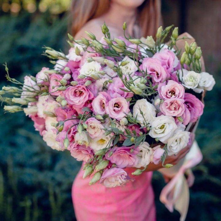 Букет эустом XL в Хосте и Кудепсте