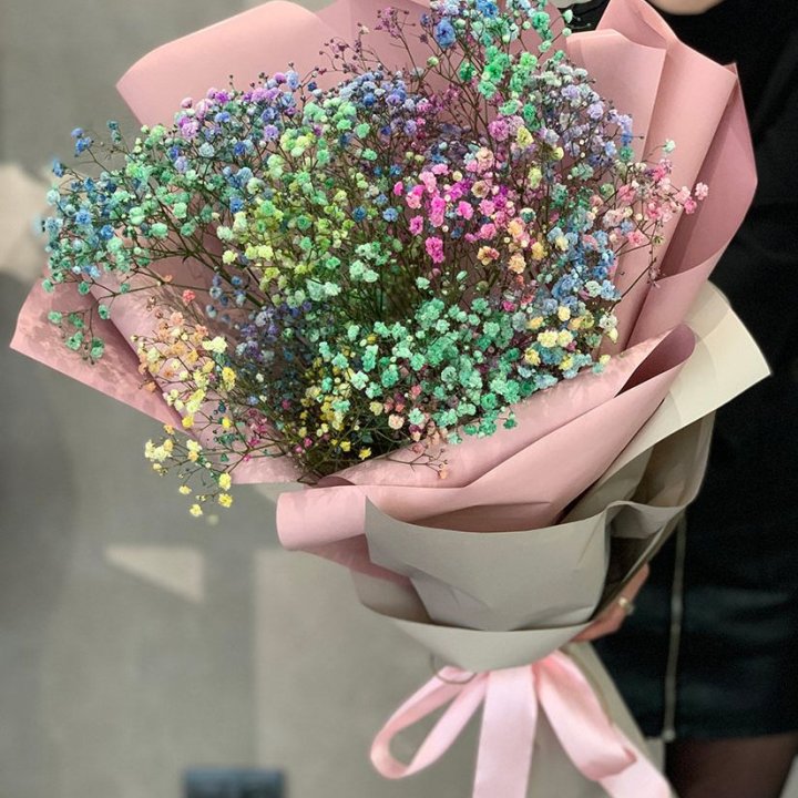 Радужные гипсофилы S в Хосте и Кудепсте