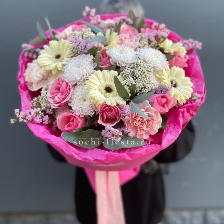 Букет "Нежное послание" в Хосте и Кудепсте