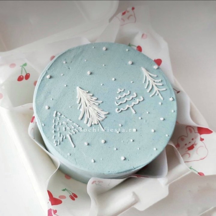 Бенто-торт "Елки" в Хосте и Кудепсте