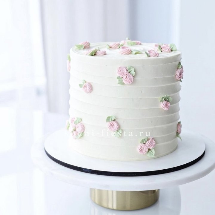 Торт "Розы в снегу" в Хосте и Кудепсте