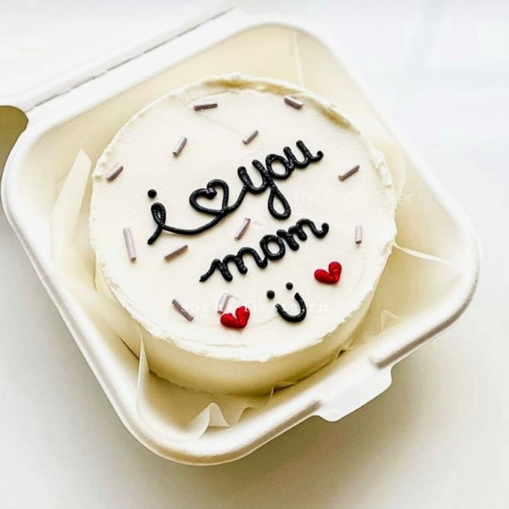 Бенто-торт "Мамочка, я люблю тебя!" в Хосте и Кудепсте