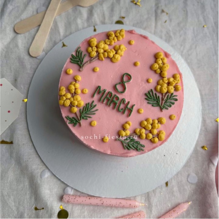 Бенто-торт "8 марта"  в Хосте и Кудепсте