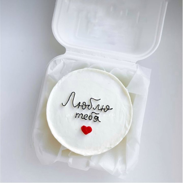 Бенто-торт "Люблю Тебя"  в Хосте и Кудепсте