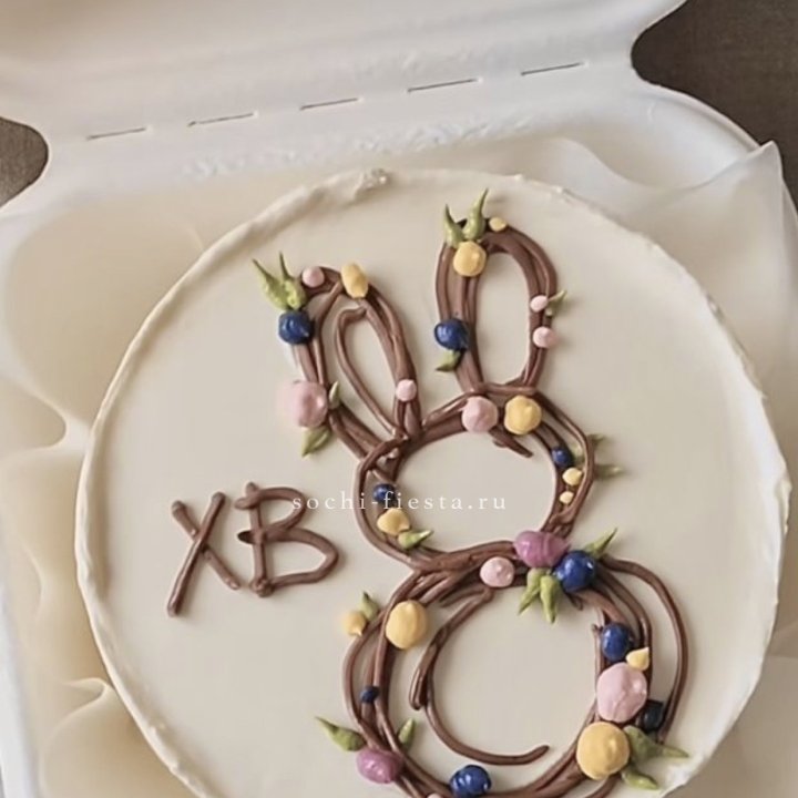 Бенто-торт ХВ зайка  в Хосте и Кудепсте