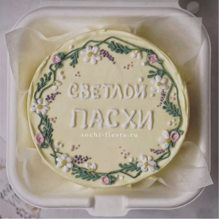 Бенто-торт "Светлой Пасхи" 2 в Хосте и Кудепсте