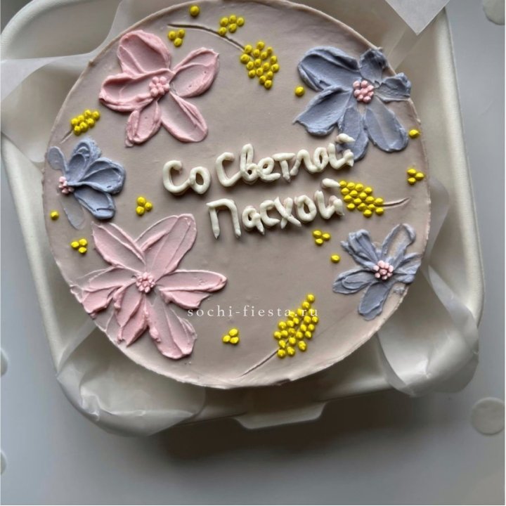 Бенто-торт "Светлой Пасхи" 3 в Хосте и Кудепсте