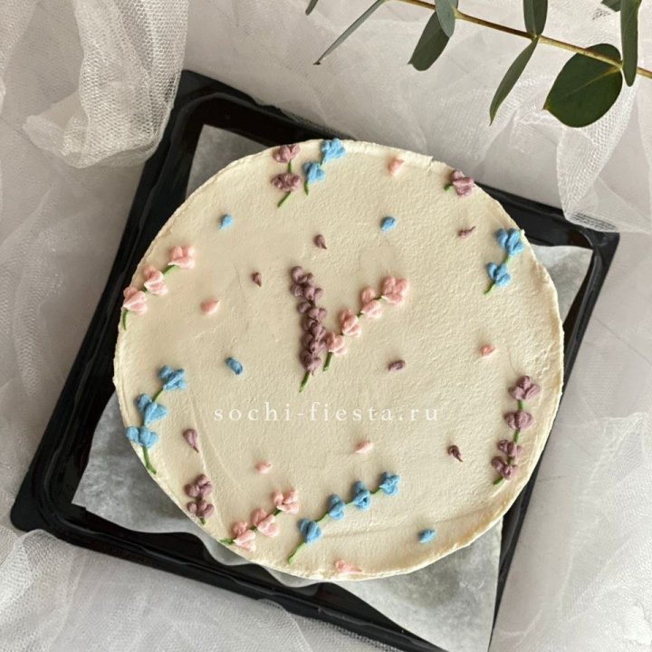 Бенто-торт "Лаванда" в Хосте и Кудепсте