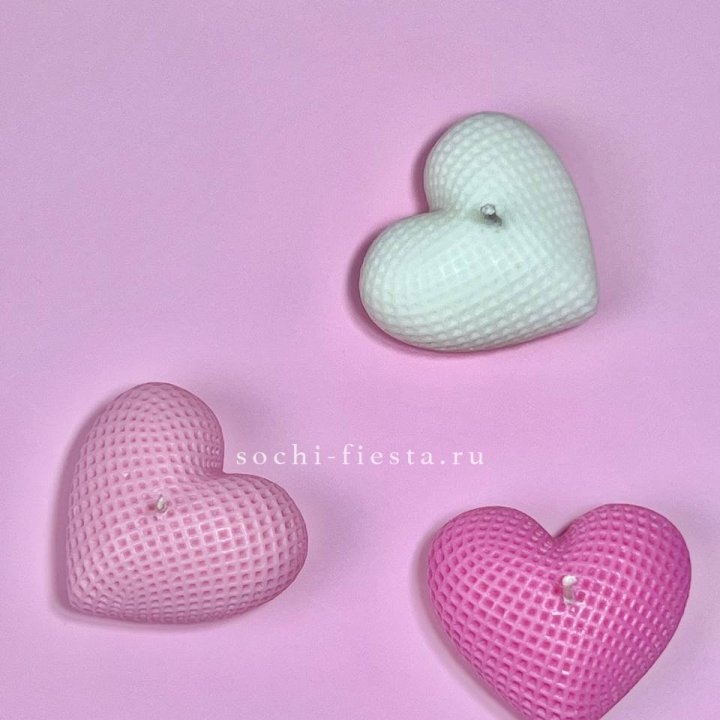 Набор свеч сердец в Хосте и Кудепсте