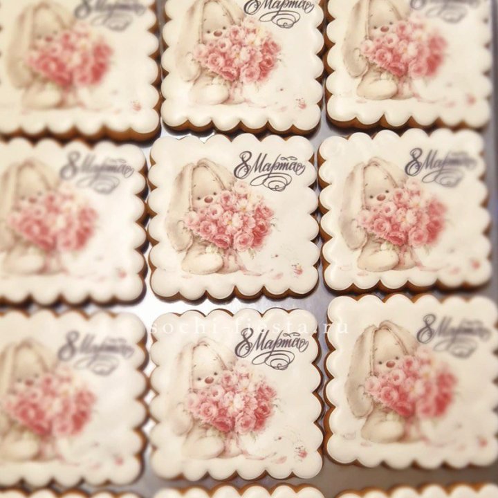 Имбирный пряник 8 марта в Хосте и Кудепсте