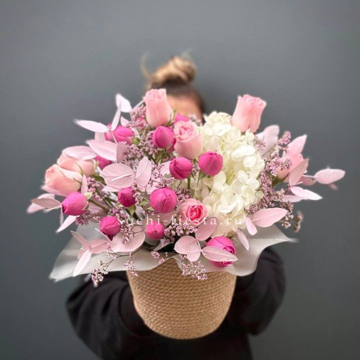 Джутовое кашпо "Mignolo" в Хосте и Кудепсте