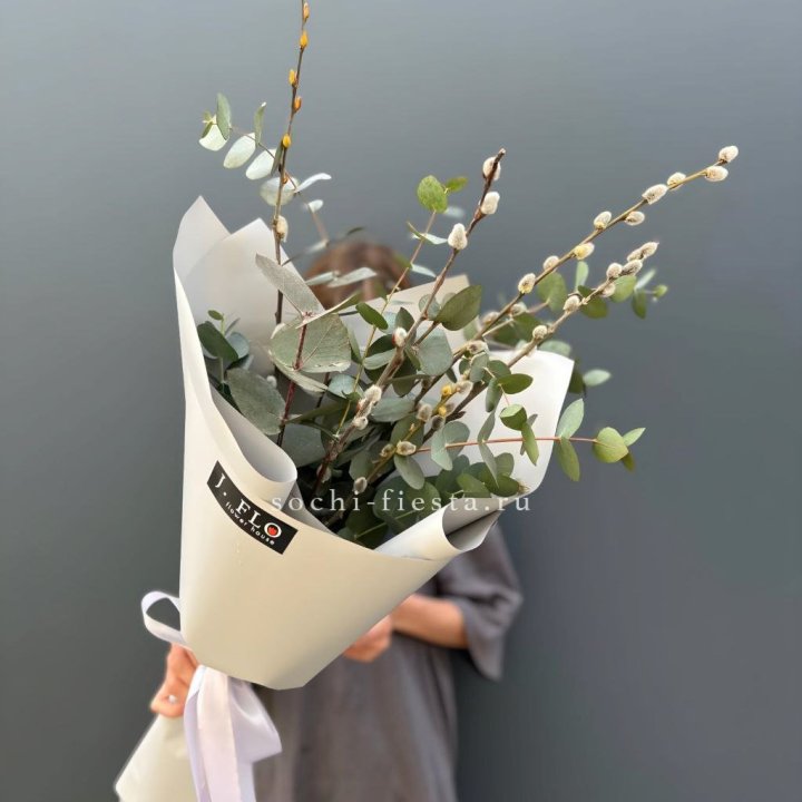 Букет Вербы и Эвкалипта в Хосте и Кудепсте
