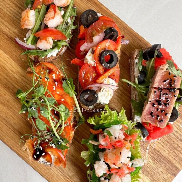 ПП Брускеты 15 шт в Хосте и Кудепсте