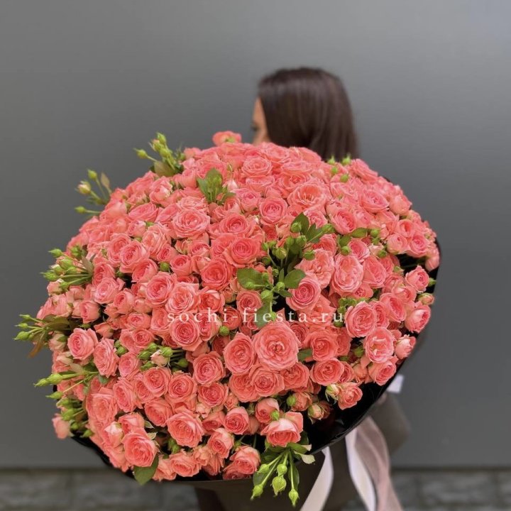 101 кустовая роза Барбадос в Хосте и Кудепсте