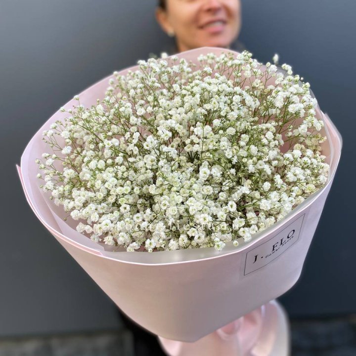 11 белых гипсофил в фоамиране в Хосте и Кудепсте