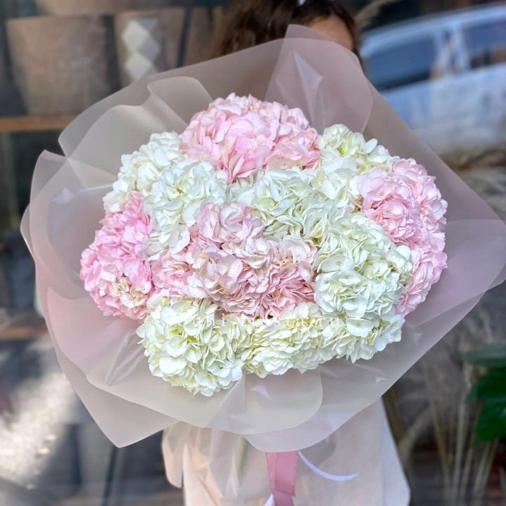 Букет гортензий WOW 3 с доставкой в Хосте и Кудепсте