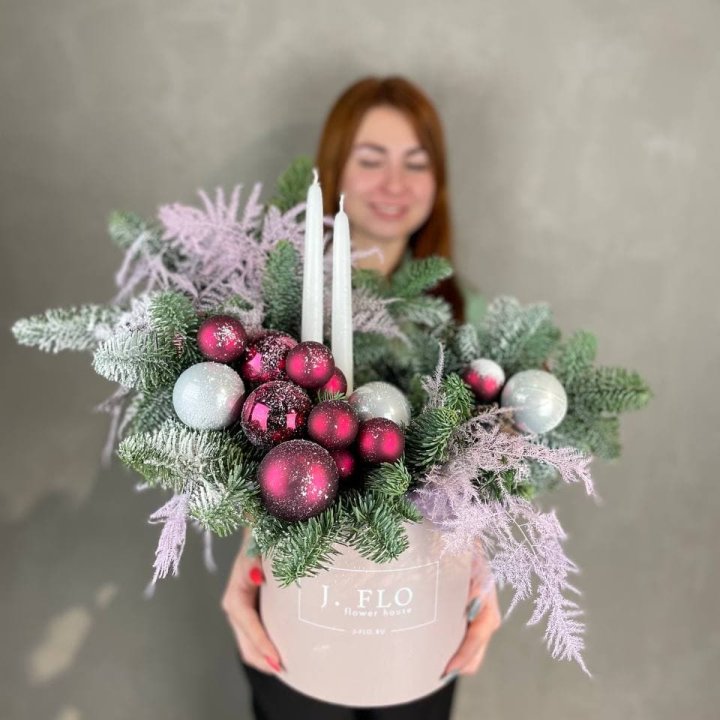 Цилиндр "Merry Christmas" в Хосте и Кудепсте