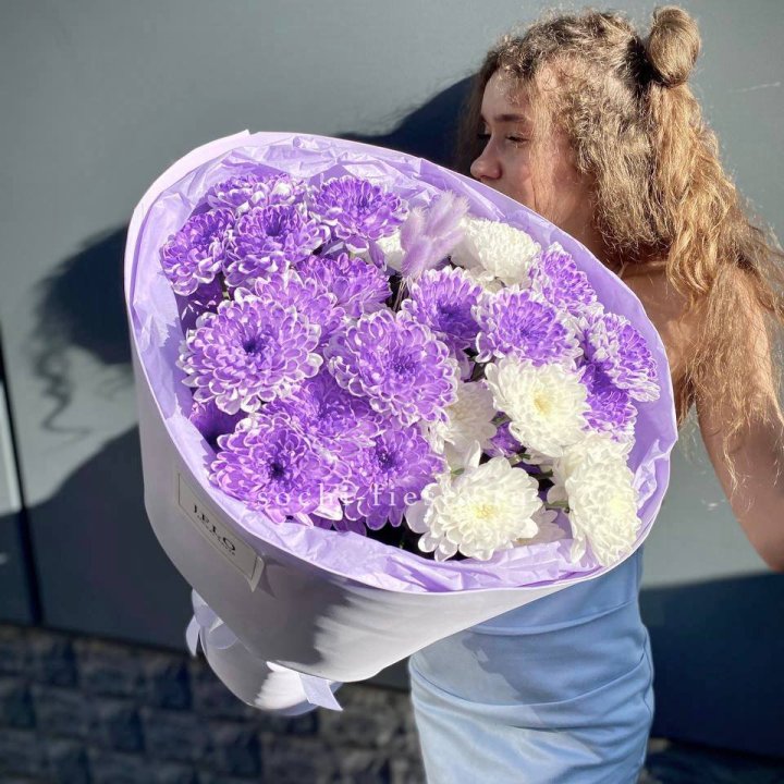  Букет хризантем "Sirena" в Хосте и Кудепсте