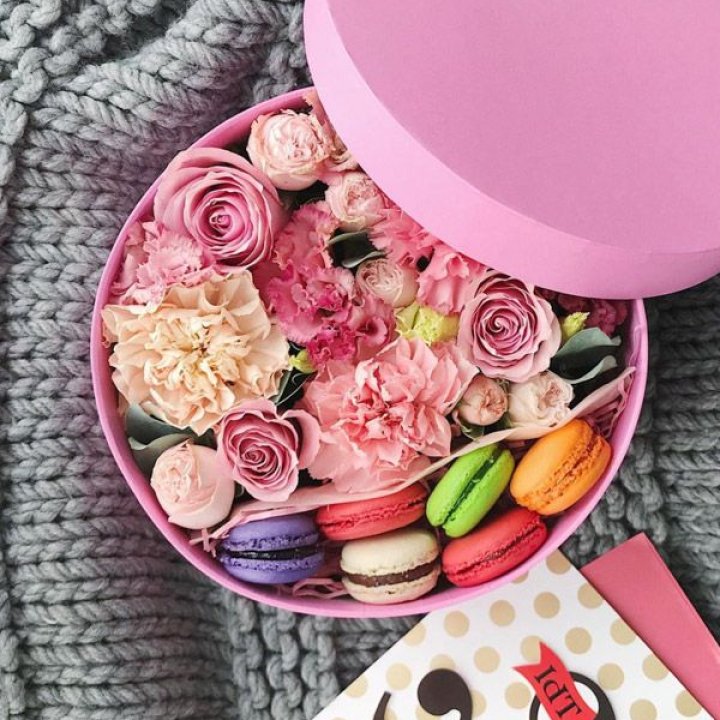 Цветочный бокс Pink в Хосте и Кудепсте
