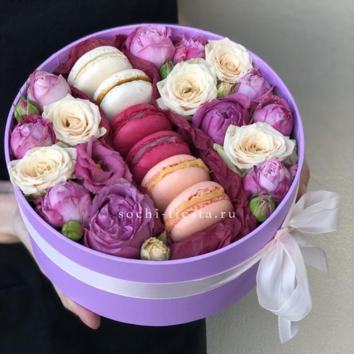 Цветочный бокс "Lavanda" в Хосте и Кудепсте