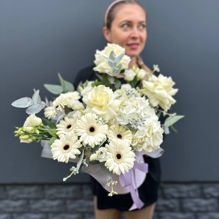 Цветочный бокс "Лавандовый сон" в Хосте и Кудепсте