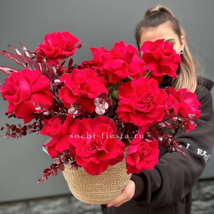 Джутовое кашпо "Tramonto" в Хосте и Кудепсте