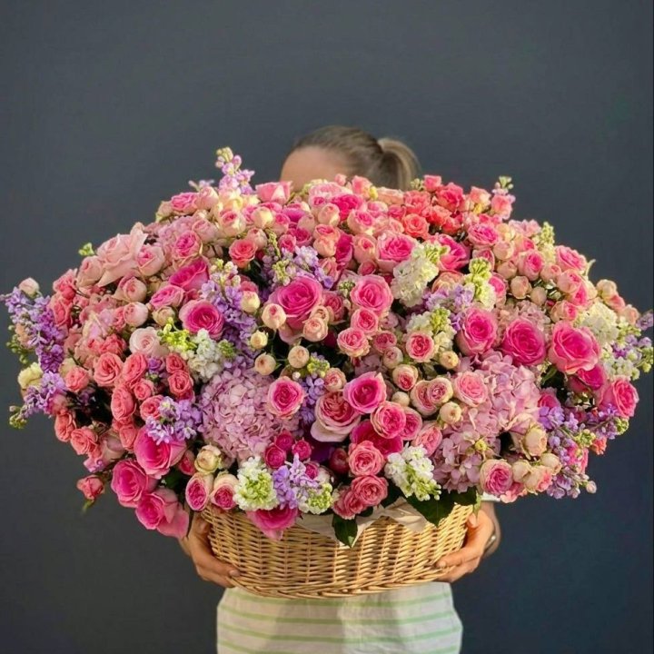 Цветочная корзина гигант №5 в Хосте и Кудепсте