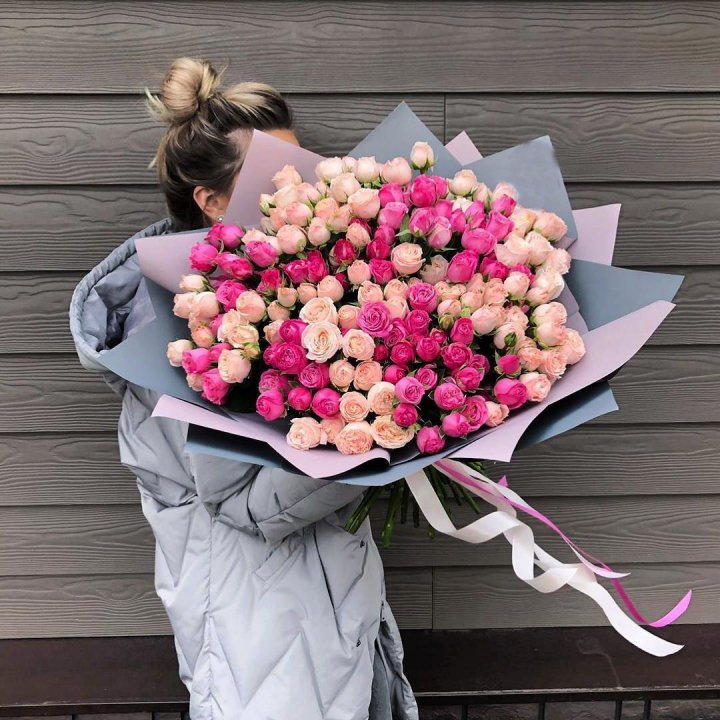 55 роз Misty & Bombastic в Хосте и Кудепсте