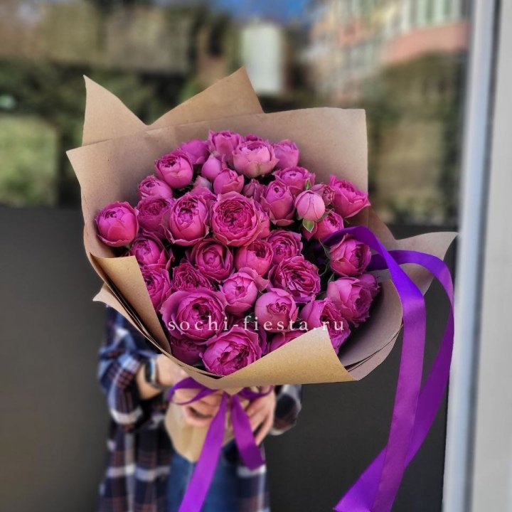 Букет с Мисти бабблс  в Хосте и Кудепсте