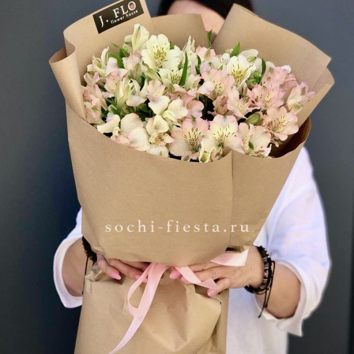 17  альстромерий в крафте в Хосте и Кудепсте