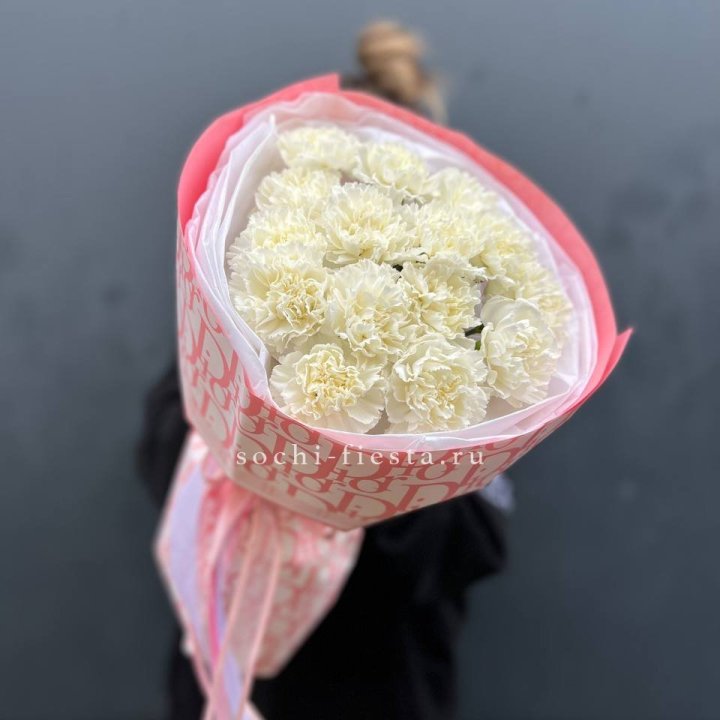 Белые Диантусы №2 в Хосте и Кудепсте