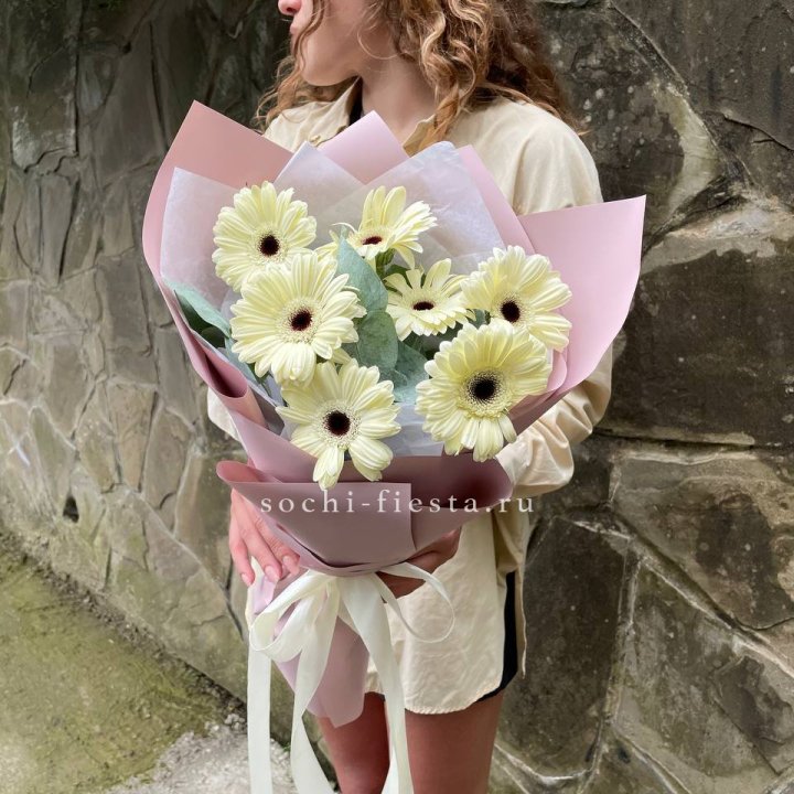 Букет голландских гербер S в Хосте и Кудепсте