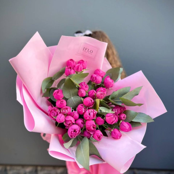 Пионовидные розы Bubbles в Хосте и Кудепсте