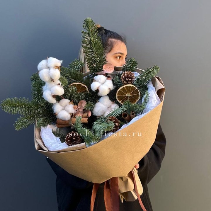 Зимний Букет с нобилисом в Хосте и Кудепсте