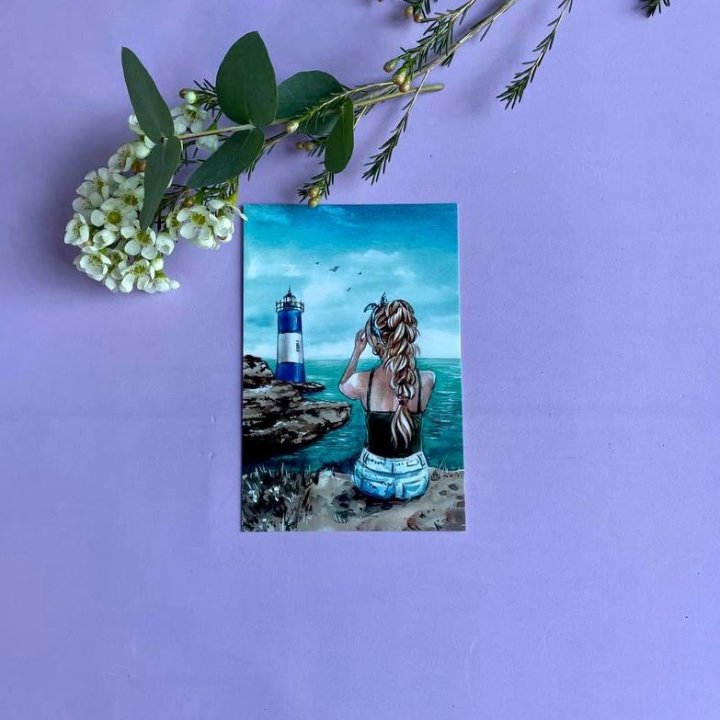 Открытка к букету "Ocean" в Хосте и Кудепсте