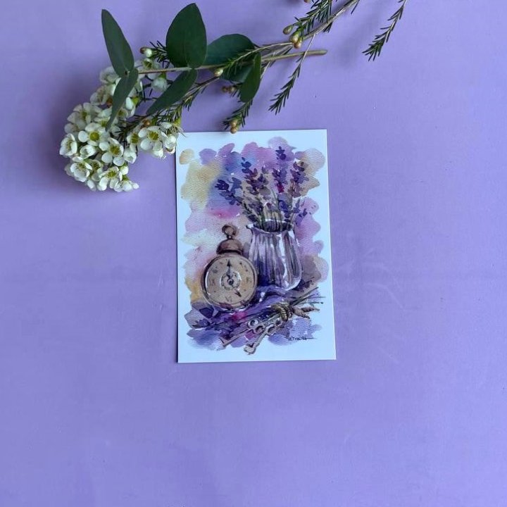 Открытка к букету "Clock" в Хосте и Кудепсте