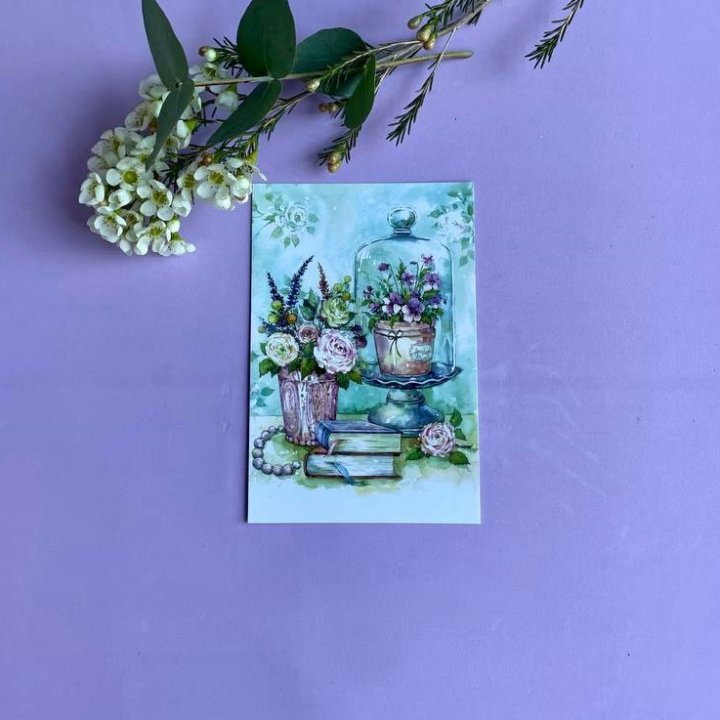 Открытка к букету "Books" в Хосте и Кудепсте