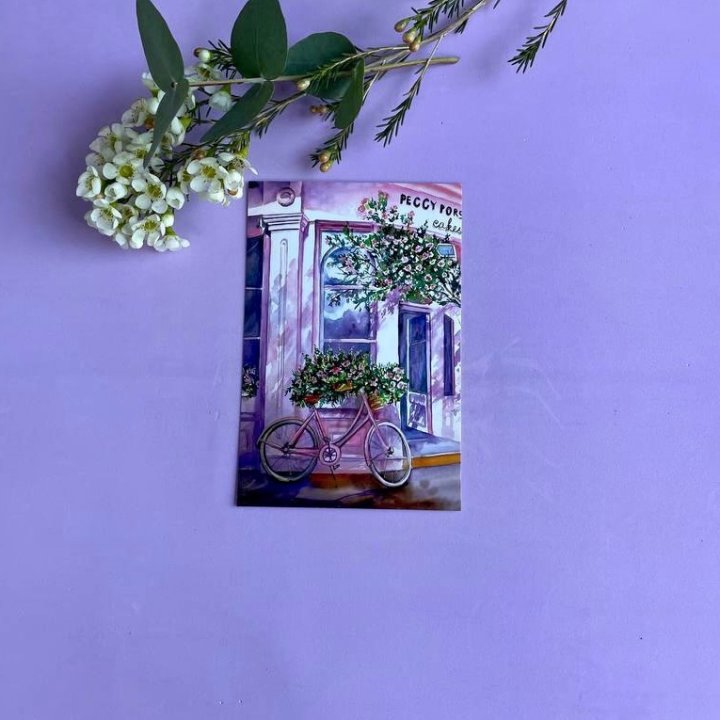 Открытка к букету "Pink" в Хосте и Кудепсте