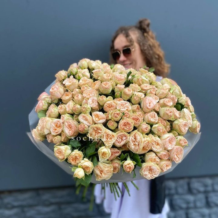 51 пионовидная роза в Хосте и Кудепсте