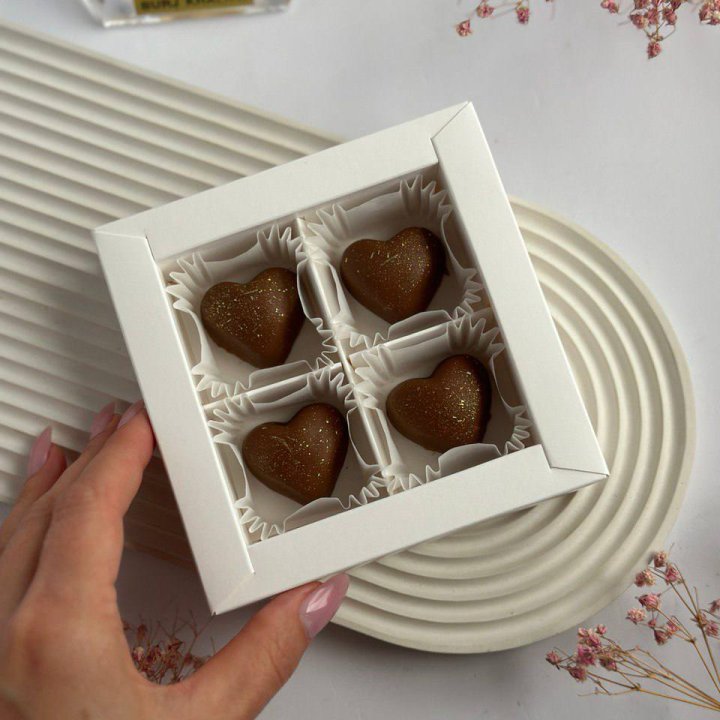 Бельгийский шоколад сердца в Хосте и Кудепсте