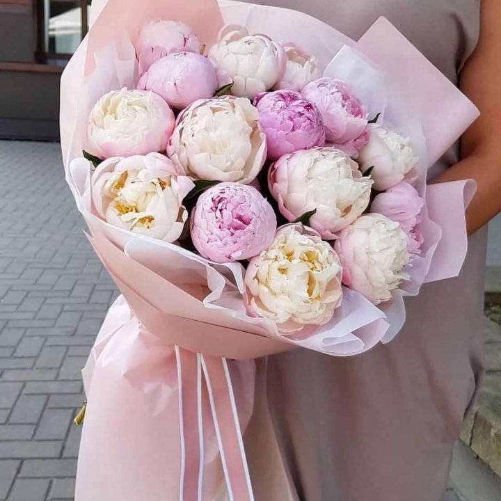 Букет пионов Marshmellow в Хосте и Кудепсте