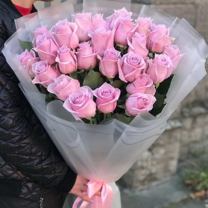 25 высоких розовых роз в Хосте и Кудепсте