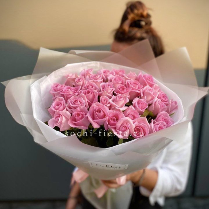 Букет розовых роз Pink - количество на выбор в Хосте и Кудепсте